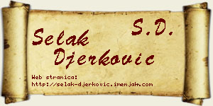 Selak Đerković vizit kartica